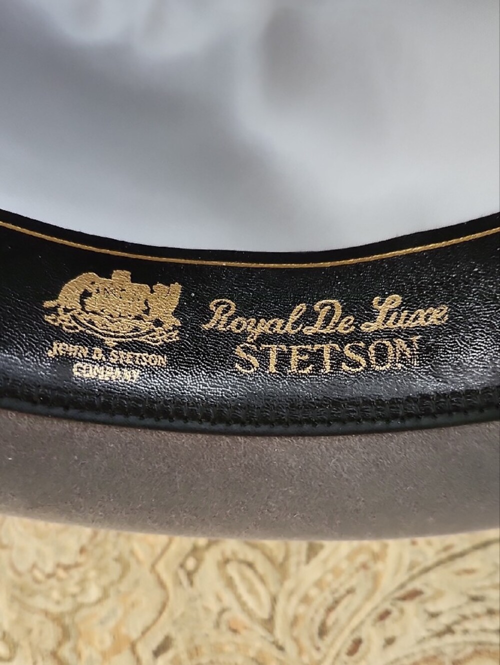 ✨ Stetson Temple Fur Felt Fedora - Royal Deluxe Collection - Picture 10 of 13